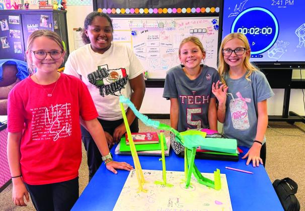 Childress Elementary School students stay busy