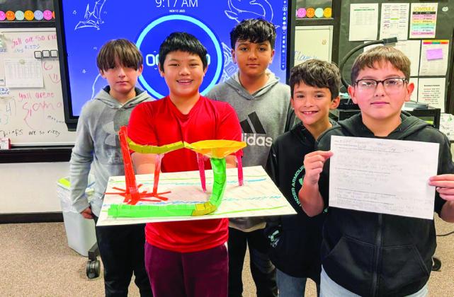 Childress Elementary School students stay busy