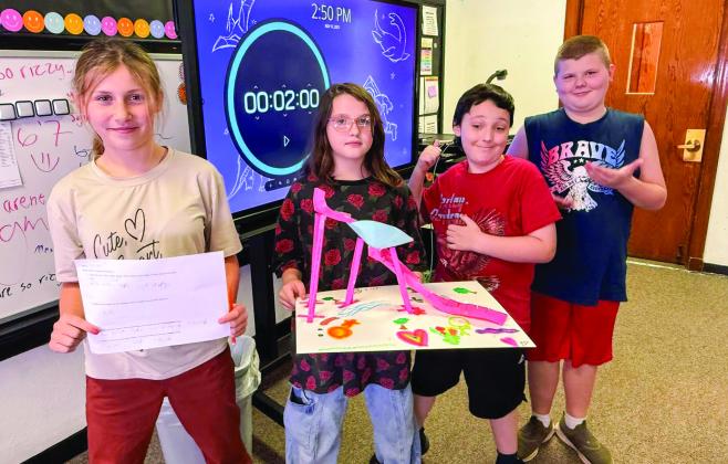 Childress Elementary School students stay busy
