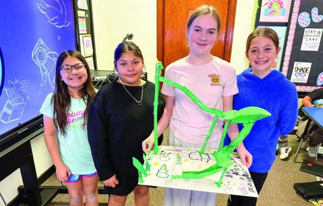 Childress Elementary School students stay busy