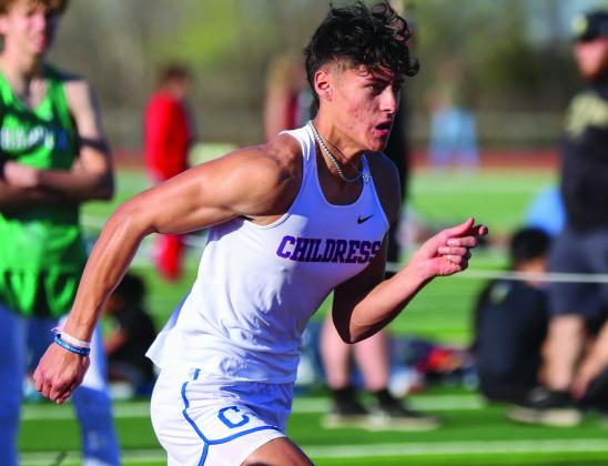 Childress competes at St. Patrick’s Day Relays
