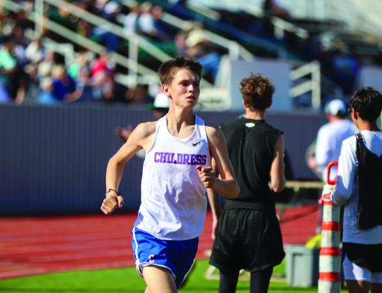 Childress competes at St. Patrick’s Day Relays
