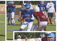 Bobcats scrimmage Broncos