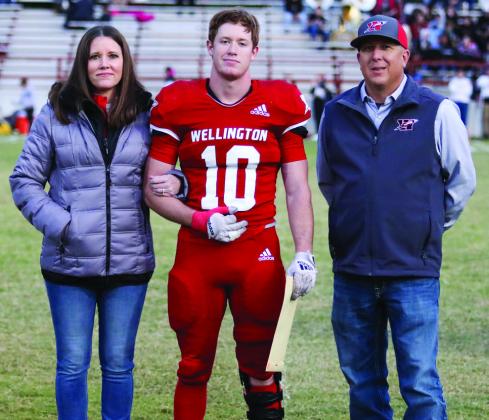 Barret Phillips is the son of Kim and Cody Phillips. He has played varsity football for the Rockets for three years.