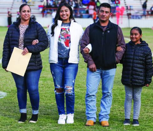 Emily Robles is the daughter of Maria and Mario Robles. She has been a member of the Rocket Regiment for five years.