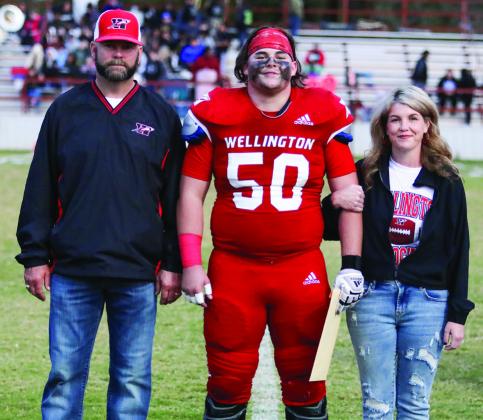 Blake Strickland is the son of Rusty and Alison Strickland. He has played varsity football for the Rockets for four years.
