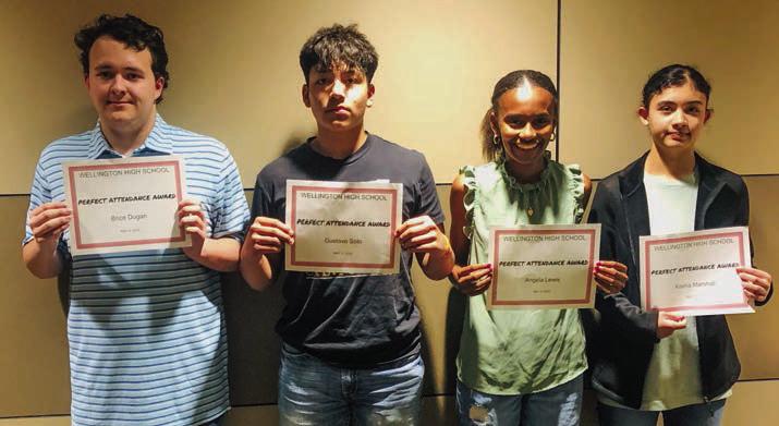 Wellington High School designates special 2022-2023 awards