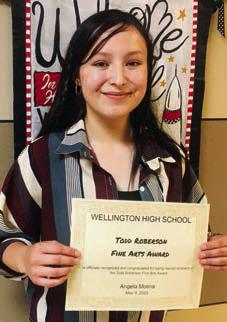 Wellington High School designates special 2022-2023 awards