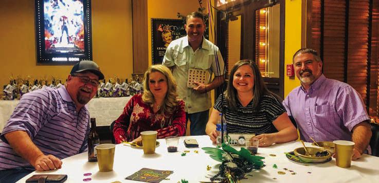 Robert and Czrena Watts, left, Luke Inman, Carly and Brandon Ward.
