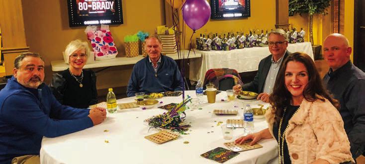 Clockwise, from left: Larrie Black and Lyndy Forrester-Black, Adolf Schmidt, Neal Odom, Rex and Amy Henard. Not pictured: Bev Odom.