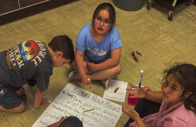 Austin Elementary students reduce, reuse, recycle