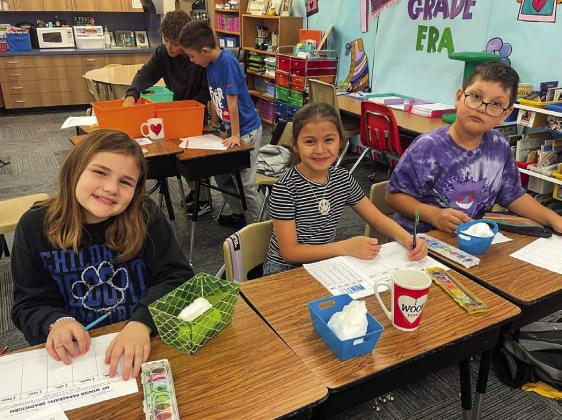 Elementary students ignite senses during snow day
