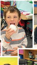 Elementary students ignite senses during snow day