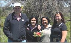 The Wellington FFA Homesite team, including Hunter Stark, left, Lisette Vela, Jossaline Cervantes and Jacy Lampe, also participated in the Area 1 contest Wednesday, April 12 at Tarleton State University in Stephenville.