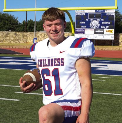 Childress’ Kade Jenkins was recently named to Amarillo Globe-News’ Amarillo-Area Week 11 Top Performers, announced Friday, Nov. 11. Making a 24-player lineup, Jenkins tallied 14 tackles, including one tackle for a loss and a pass breakup, during the Bobcats’ loss to Canadian. Statham Photography, Through the Lens of Liz