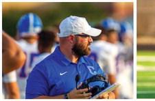 The Red River Sun/Nicole Dill The Childress Bobcats (1-2) battle the Bushland Falcons last Friday, Sept. 9 at Falcon Stadium, falling short in a 43-0 loss.