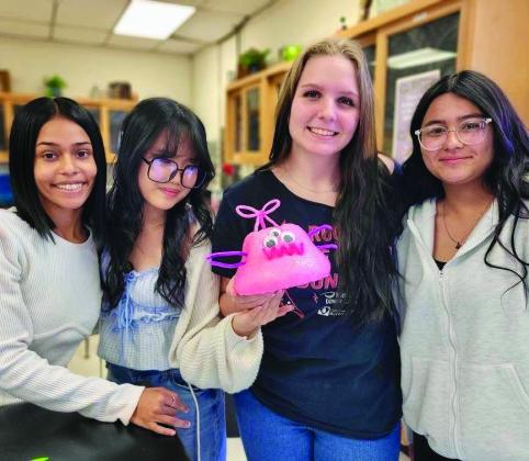 Creative chemistry: Childress students create polyurethane ‘creatures’
