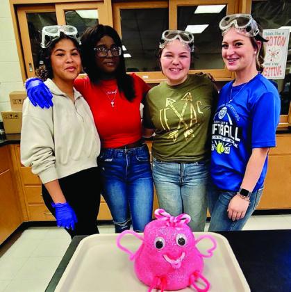 Creative chemistry: Childress students create polyurethane ‘creatures’