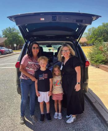 Childress Elementary thanks Walmart for donation
