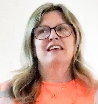 Childress District of the Texas Department of Transportation (TxDOT) Traffic Safety Specialist Nicole Tyler visits the Memphis Lions Club Wednesday, March 4, presenting a program on traffic safety, as well as tested Lions on their traffic safety knowledge. Memphis Lions Club