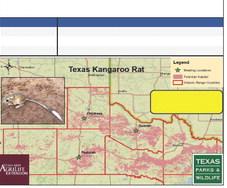A landowner meeting, discussing the details of the Candidate Conservation Agreement with Assurances (CCAA) for the Texas kangaroo rat, will be held at South Plains Electric Cooperative, located at 1900 Ave. C NW in Childress, at 4 p.m. Thursday, Nov. 10. Courtesy Graphic