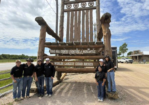 Memphis FFA Land and Home Site Team in Stephenville last week.