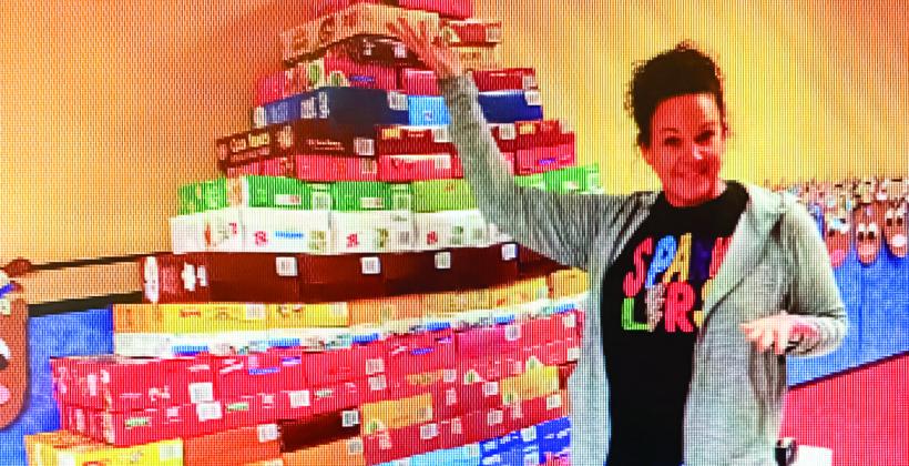 Third-grade Sparklers collect cereal boxes for two-fold purpose