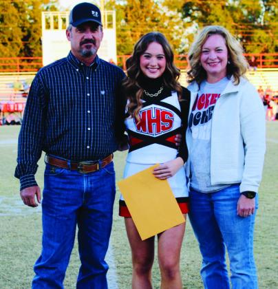Madeleine Nicole Kane is the daughter of Brian and Marnie Kane. She has been a varsity cheerleader for two years. Watch for more senior photos in next week’s issue of “The Sun.” The Red River Sun/Shauna Salinas
