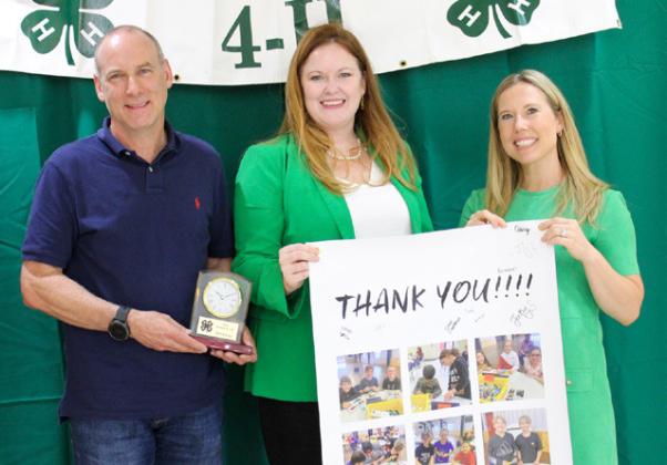 Iris Energy is awarded Friend of 4-H for their generous contributions to Childress County 4-H.