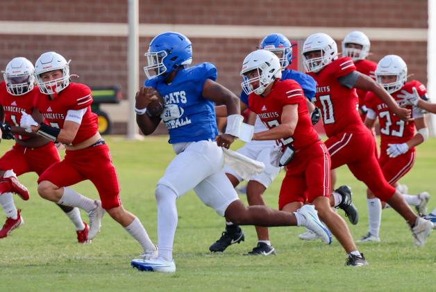 Bobcats kick off football season with scrimmages against Burkburnett, Wellington