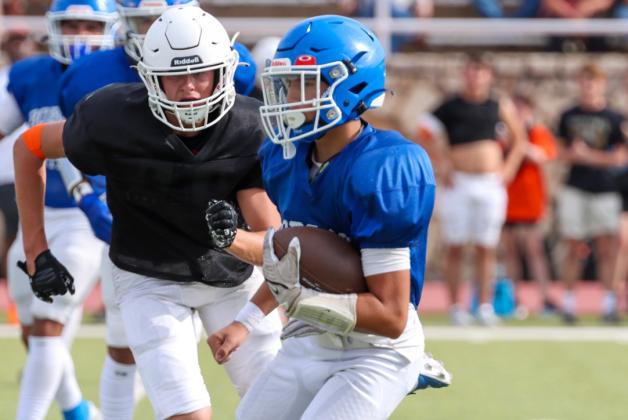 Bobcats kick off football season with scrimmages against Burkburnett, Wellington