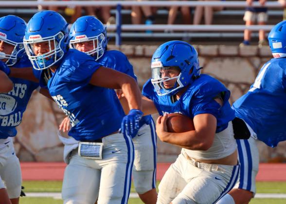 Bobcats kick off football season with scrimmages against Burkburnett, Wellington