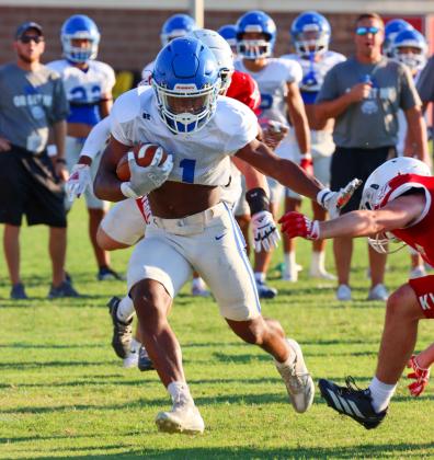 Bobcats kick off football season with scrimmages against Burkburnett, Wellington