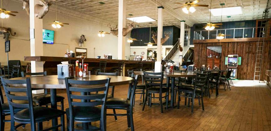 Located at 241 N. Main St., Rusty Spur Steakhouse and Saloon will be open beginning at 4 p.m. Tuesday-Saturday. “It is such a wonderful venue, and we believe you will agree,” Childress Chamber of Commerce Executive Director Susan Leary said. “The beauty of the historic building, once Norris Hardware, and the rustic atmosphere they have created makes a fun dining experience. We wish Jay, his staff and family a successful opening week.”