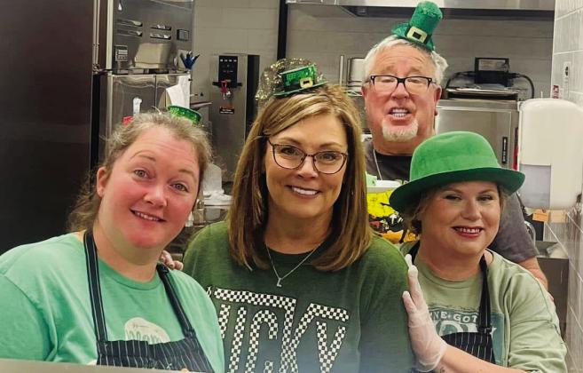 Collingsworth Home Delivered Meals, Community Café staff stand ready to serve clients