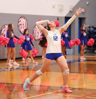 Lady Cats celebrates Senior Night win over Tulia