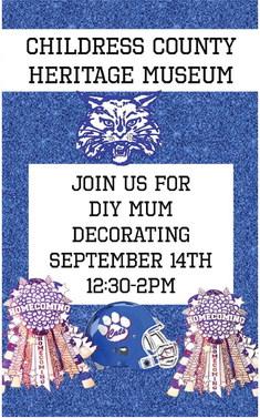 Childress County Heritage Museum to host DIY mum decorating
