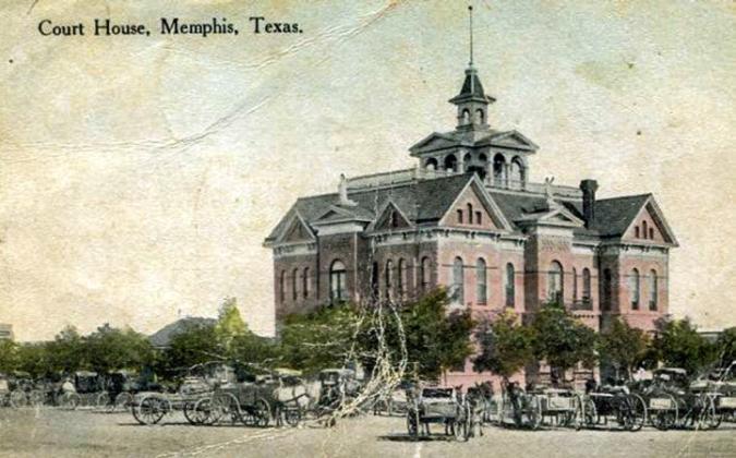 The Hall County Courthouse circa 1910. Photos Courtesy of the collection of John R. Ballew