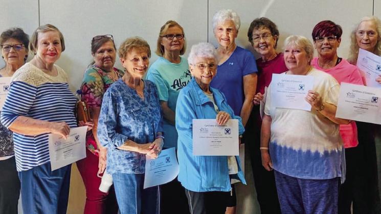 Wellington women accomplish Matter of Balance class