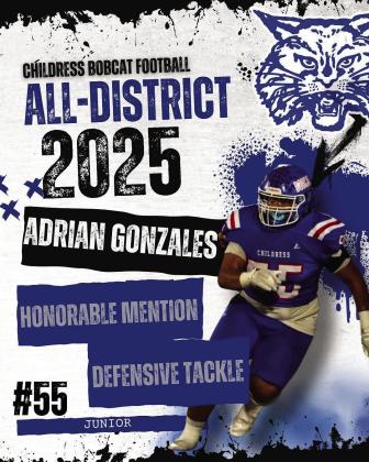 Adrian Gonzales, Junior, Honorable Mention Defensive Tackle