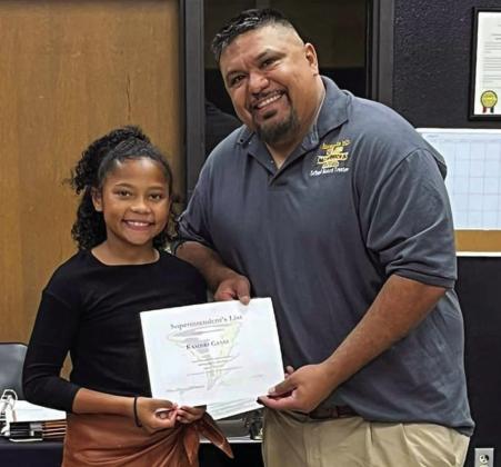 Kambri Casas, fourth grade