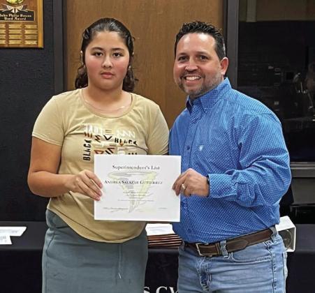 Andrea Salazar-Guiterrez, sixth grade