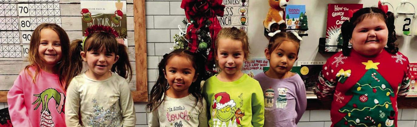 Wellington Elementary Sparklers partake in Ugly Sweater Day