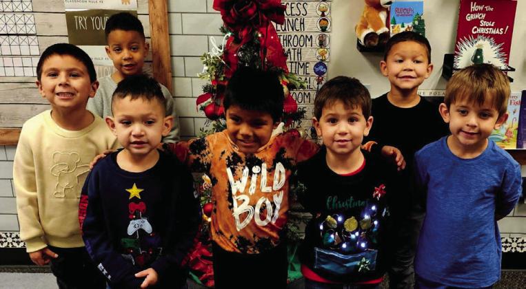 Wellington Elementary Sparklers partake in Ugly Sweater Day