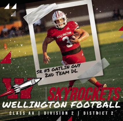 Gatlin Guy, Senior, Academic All-State Second Team, All-District Second Team Defensive Lineman HZW Media