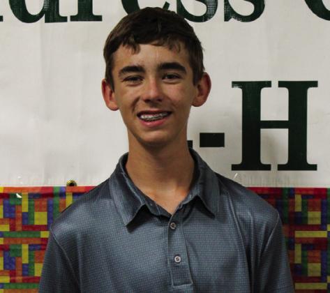 Kasen Chapman participated in Livestock Judging, Meat Science, Photography, Shooting Sports – Archery, Shotgun and Rifle and Swine, as well as received Perfect Attendance and was Junior High Club President.