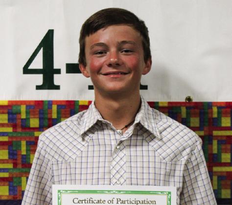 Ben Souder participated in Beef Cattle, Consumer Education, Meat Science and Shooting Sports – Archery and was Junior High Club Treasurer.