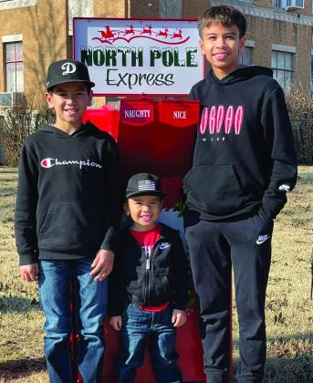 Be sure and drop off letters in the Rocket red Santa mailbox on the southeast corner of the grounds of the Collingsworth County Courthouse. Letters mailed by 5 p.m. Monday, December 19 will be published in The Red River Sun on Friday, December 23. Regardless of the date mailed, all letters will be delivered to the North Pole. The Red River Sun/Shauna Salinas