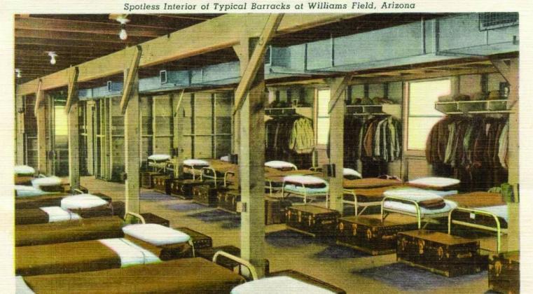 Barrack interior