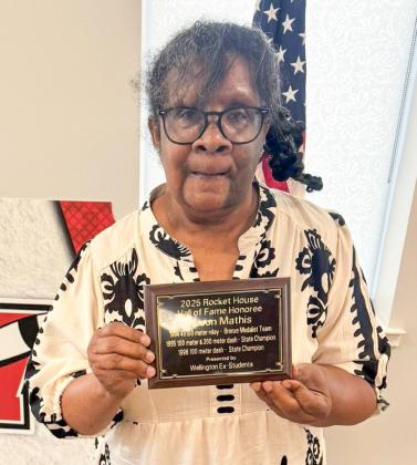Kane, Mathis inducted into Rocket House Hall of Fame at Wellington Ex-Students 74th annual reunion